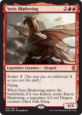 刃の翼ヴェリックス/Verix Bladewing》[DOM] 赤R | 日本最大級 MTG通販