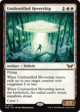037)《未確認浮遊船/Unidentified Hovership》[DSK] 白R | 日本最大級