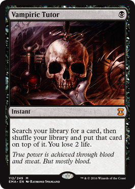 吸血の教示者/Vampiric Tutor》[VIS] 黒R | 日本最大級 MTG通販サイト
