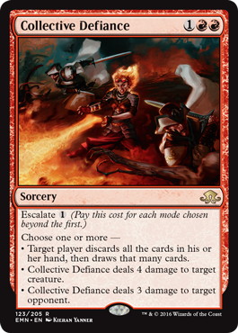 集団的抵抗/Collective Defiance》[EMN] 赤R | 日本最大級 MTG通販