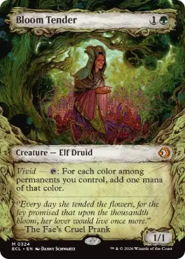 Foil】(390)□ショーケース□《花を手入れする者/Bloom Tender》[ECL