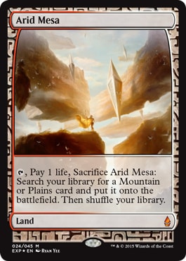 Foil】《乾燥台地/Arid Mesa》[EXP] 土地R | 日本最大級 MTG通販サイト