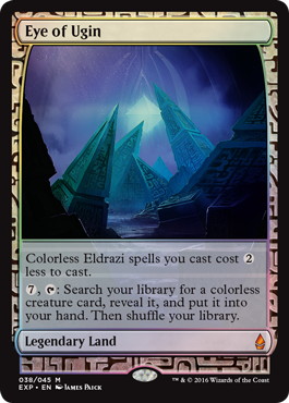 Foil】《ウギンの目/Eye of Ugin》[EXP] 土地R | 日本最大級 MTG通販