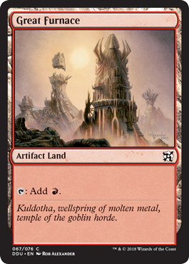 Foil】《大焼炉/Great Furnace》[MRD] 土地C | 日本最大級 MTG通販