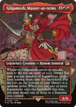Foil】(338)□ボーダーレス□《親衛隊長、ギルガメッシュ/Gilgamesh