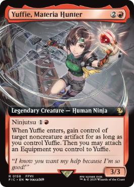 158)□拡張アート□《マテリアハンター、ユフィ/Yuffie, Materia