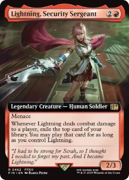 Foil】(462)□拡張アート□《刃向かう者、ライトニング/Lightning