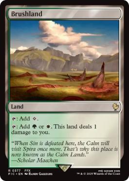 低木林地/Brushland》[ICE] 土地R | 日本最大級 MTG通販サイト「晴れる屋」