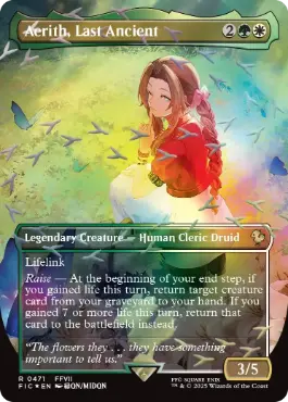 サージ・Foil】(076)《最後の古代種エアリス/Aerith, Last Ancient