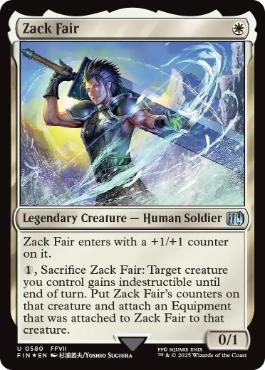 サージ・Foil】(580)《ザックス・フェア/Zack Fair》[FIN] 白U | 日本