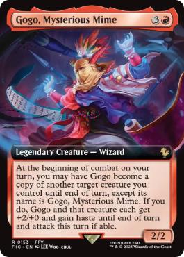 153)□拡張アート□《ものまね士、ゴゴ/Gogo, Mysterious Mime》[FIC