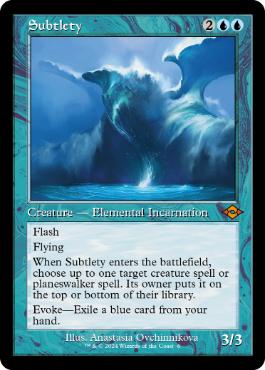 Foil】(067)《緻密/Subtlety》[MH2] 青R | 日本最大級 MTG通販サイト