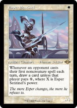 Foil】(012)《エスパーの歩哨/Esper Sentinel》[MH2] 白R | 日本最大級