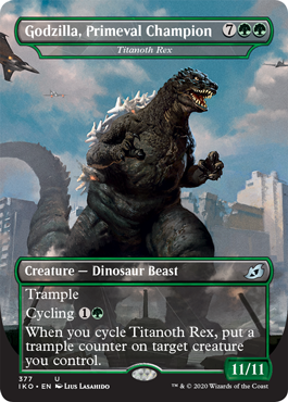 Foil】(377)□ゴジラ□《原始の王者、ゴジラ/Godzilla, Primeval