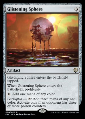 020)《ぎらつく宝球/Glistening Sphere》[ONC] 茶R | 日本最大級 MTG