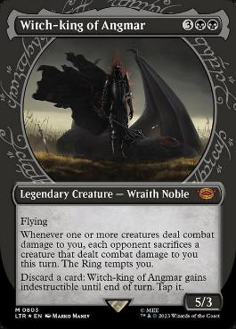 Foil】(311)□ショーケース□《アングマールの魔王/Witch-King of