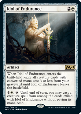 023)《忍耐の偶像/Idol of Endurance》[M21] 白R | 日本最大級 MTG通販