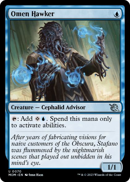 070)《お告げの行商人/Omen Hawker》[MOM] 青U | 日本最大級 MTG通販