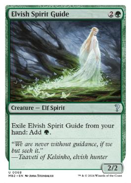 157)《エルフの指導霊/Elvish Spirit Guide》[DMR] 緑U | 日本最大級