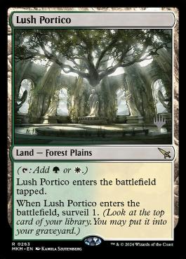 263)《草萌ゆる玄関/Lush Portico》[MKM] 土地R | 日本最大級 MTG通販