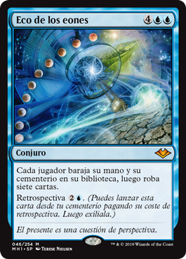 Foil】(046)《永劫のこだま/Echo of Eons》[MH1] 青R | 日本最大級 MTG