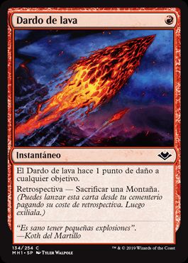 Foil】(134)《溶岩の投げ矢/Lava Dart》[MH1] 赤C | 日本最大級 MTG