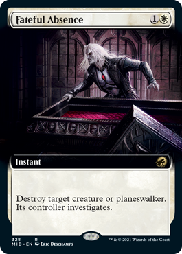 018)《運命的不在/Fateful Absence》[MID] 白R | 日本最大級 MTG通販