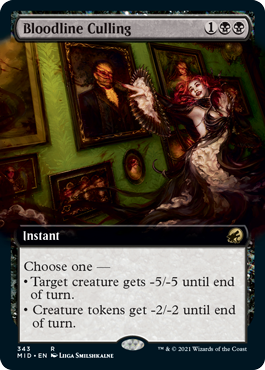 089)《血統の選別/Bloodline Culling》[MID] 黒R | 日本最大級 MTG通販