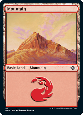 Foil】(487)《山/Mountain》[MH2] 土地 | 日本最大級 MTG通販サイト