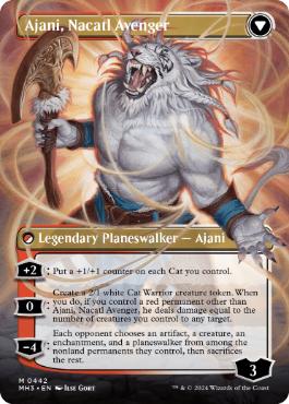 Foil】(442)□ボーダーレス□《ナカティルの最下層民、アジャニ/Ajani