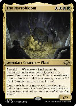194)《屍花/The Necrobloom》[MH3] 金R | 日本最大級 MTG通販サイト