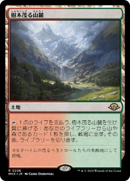 Foil】《樹木茂る山麓/Wooded Foothills》[ONS] 土地R | 日本最大級