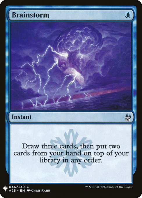 買取：【Foil】《渦まく知識/Brainstorm》[MMQ] 青C | 日本最大級 MTG
