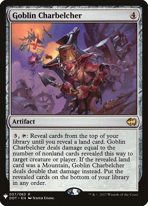 ゴブリンの放火砲/Goblin Charbelcher》[PWシンボル付き再版] 茶R