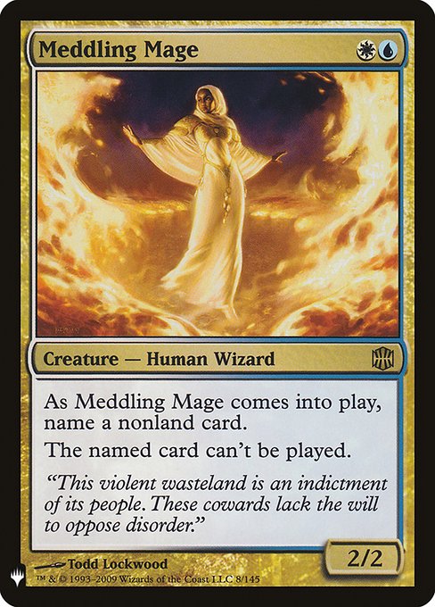 翻弄する魔道士/Meddling Mage》[PLS] 金R | 日本最大級 MTG通販サイト