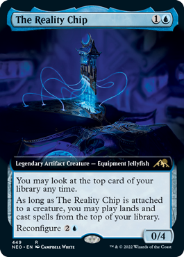074)《現実チップ/The Reality Chip》[NEO] 青R | 日本最大級 MTG通販