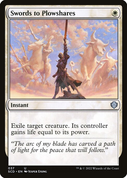 剣を鍬に/Swords to Plowshares》[CNS] 白U | 日本最大級 MTG通販