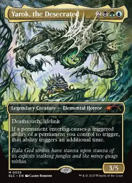 Foil】(025)□ボーダーレス□《冒涜されたもの、ヤロク/Yarok, the