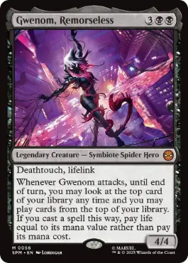 Foil】(256)□拡張アート□《情け容赦無き者、グウェノム/Gwenom