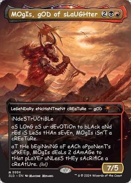 EDH 殺戮の神、モーギス デッキパーツ 殺戮の神、モーギス (Mogis, God