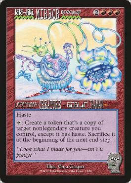 Foil】(346)□旧枠□《鏡割りのキキジキ/Kiki-Jiki, Mirror Breaker