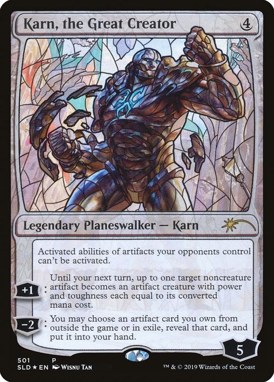 mtg 大いなる創造者、カーン 日本語 プレリ foil 日本限定 MTG