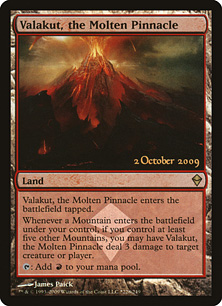 Foil】《溶鉄の尖峰、ヴァラクート/Valakut, the Molten Pinnacle