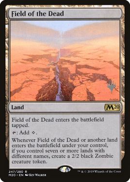 Foil】《死者の原野/Field of the Dead》[M20] 土地R | 日本最大級 MTG