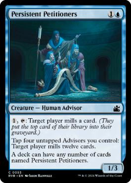 しつこい請願者/Persistent Petitioners》[RNA] 青C | 日本最大級 MTG