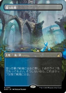 301)□ボーダーレス□《湿った墓/Watery Grave》[RVR] 土地R | 日本