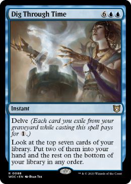 時を越えた探索/Dig Through Time》[KTK] 青R | 日本最大級 MTG通販
