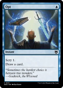 Foil】《選択/Opt》[INV] 青C | 日本最大級 MTG通販サイト「晴れる屋」