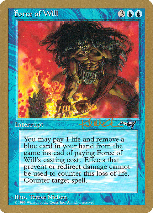 金枠】《意志の力/Force of Will》[WC97] 青 Paul Mccabe | 日本最大級