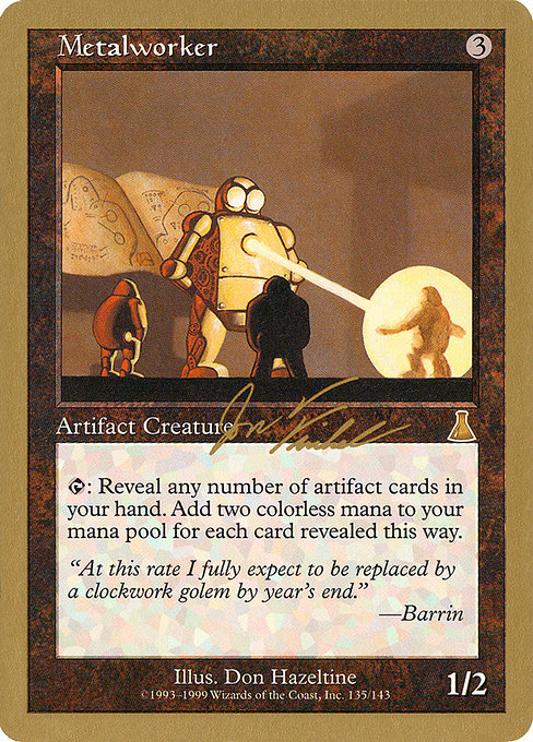 MTG 金属細工師【Foil】 再録禁止 MTG foil 金属細工師 日本語 状態